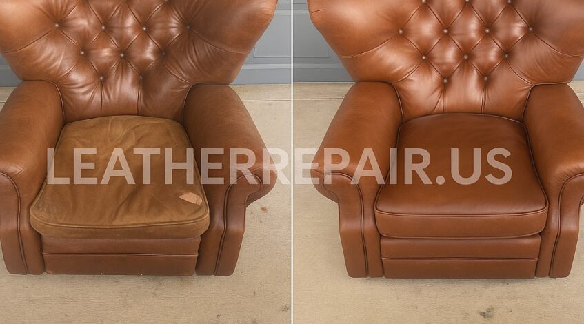 Amazing Transformation: This Leather Armchair Got a New Lease on Life