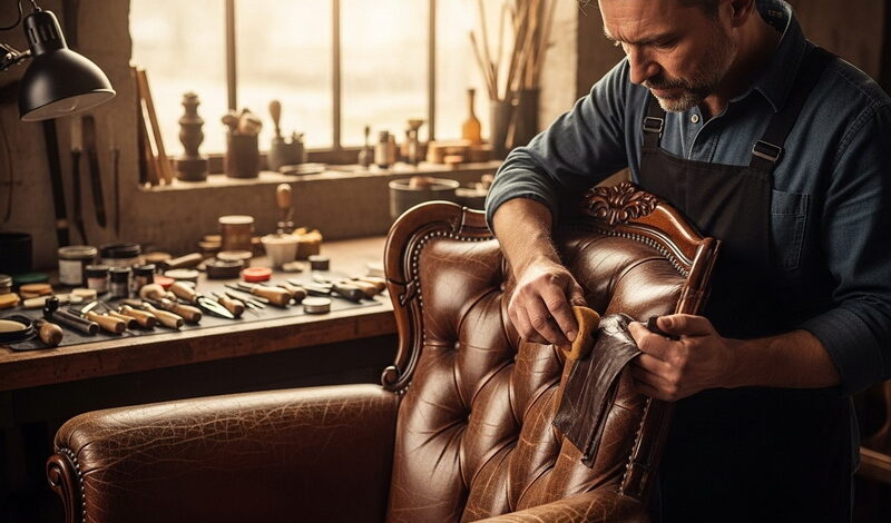 leather chair repair