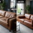 restoration leather sofa