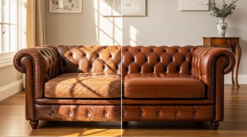 Leather Furniture Repair vs Replacement