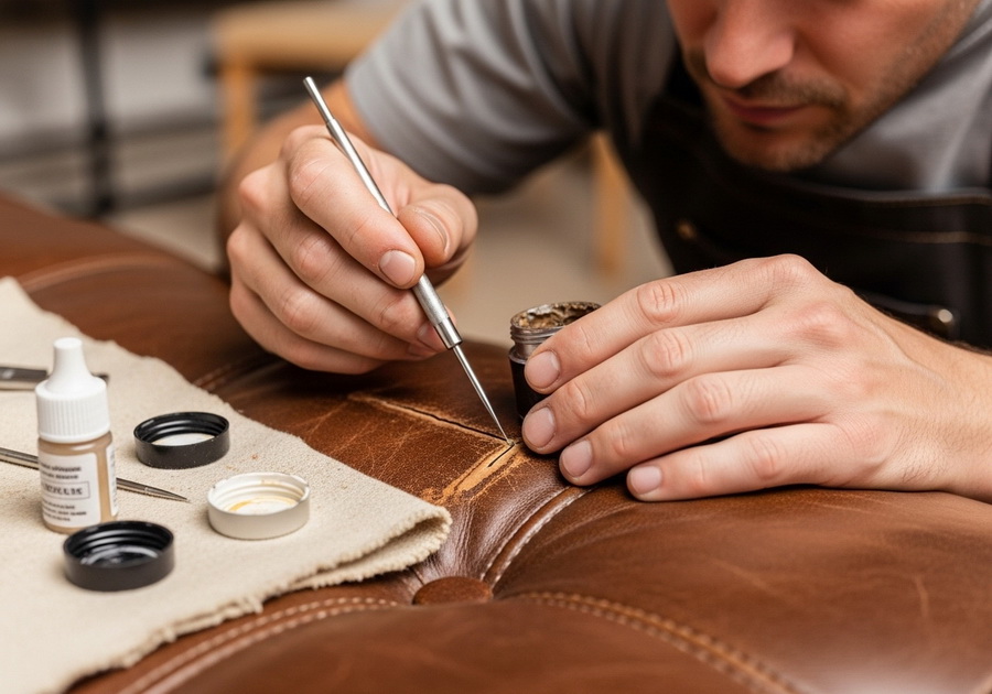 professional leather furniture repair