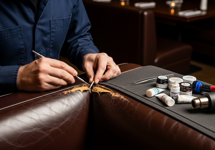 Restaurant Leather Furniture Repair