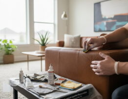 leather sofa repair in Jacksonville