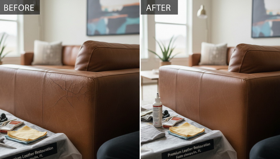 leather sofa repair in Jacksonville