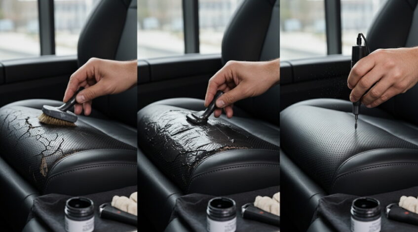 leather car seat repair